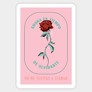 Rosa Rose Latina Love Corazon Sticker